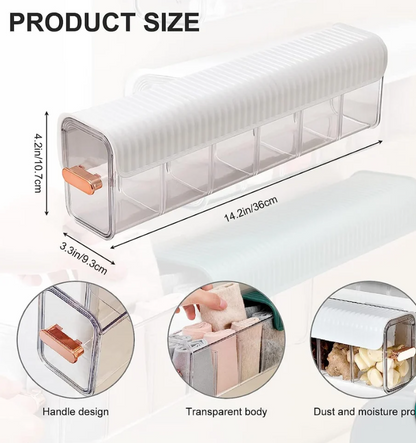 6 Grid Multiple Use Storage Box